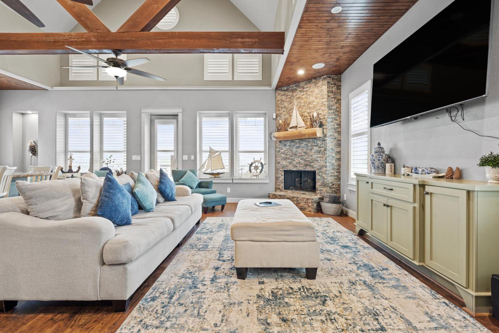Luxury Waterfront Home Family And Pet Friendly Near Surfside Beach 11 Mins Freeport Kültér fotó