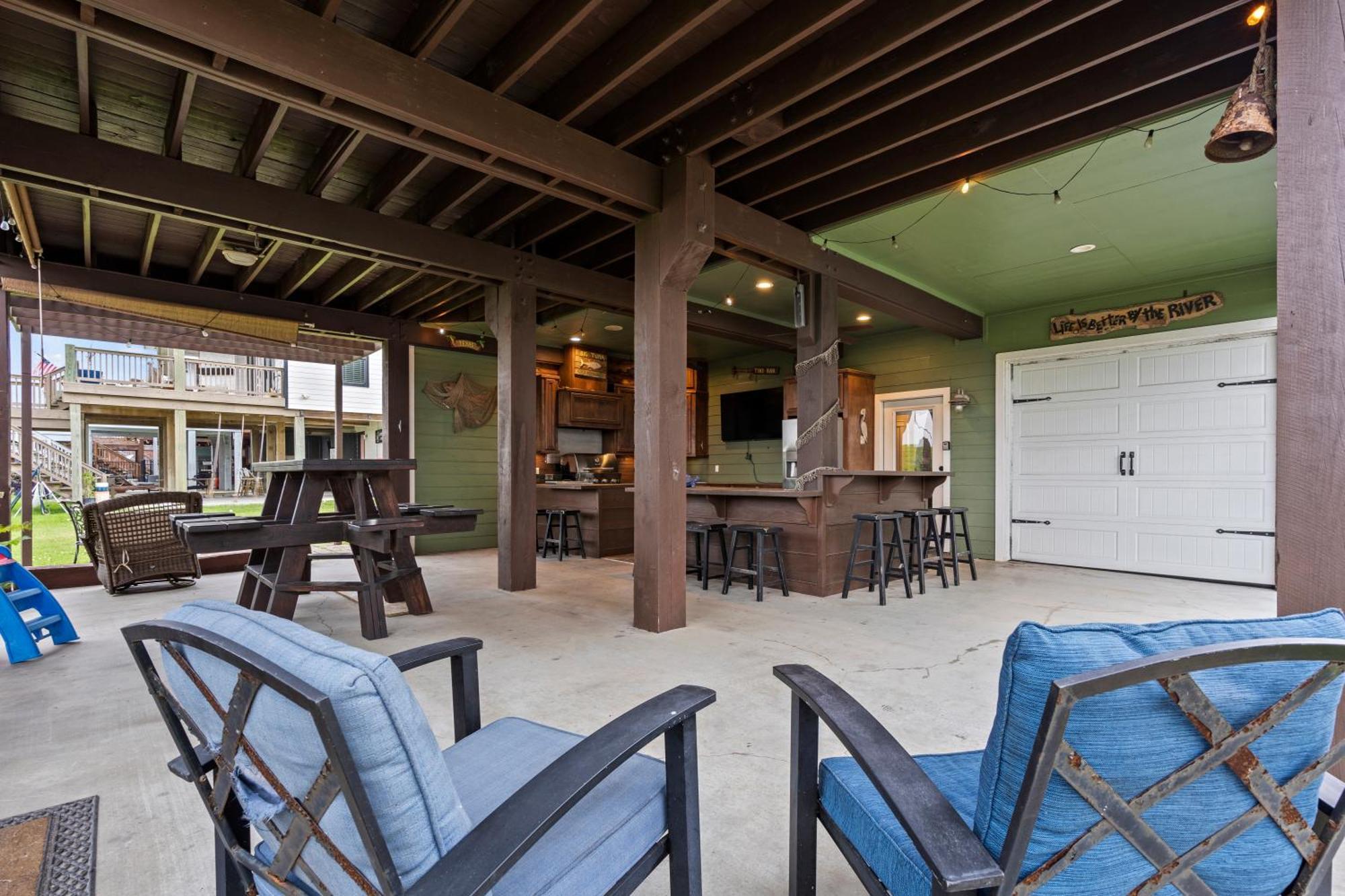 Luxury Waterfront Home Family And Pet Friendly Near Surfside Beach 11 Mins Freeport Kültér fotó